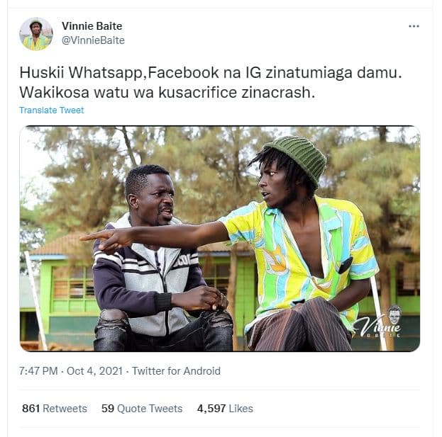 Vinnie baite vinniebaite huskii whatsapp facebook na ig zinatumiaga damu. wakiko