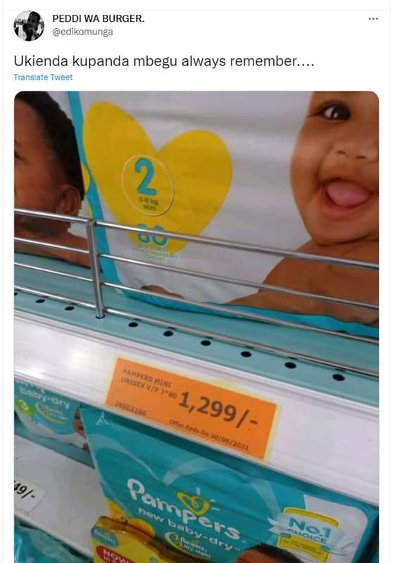 Peddi wa burger edikomunga ukienda kupanda mbegu always remember. translate twee