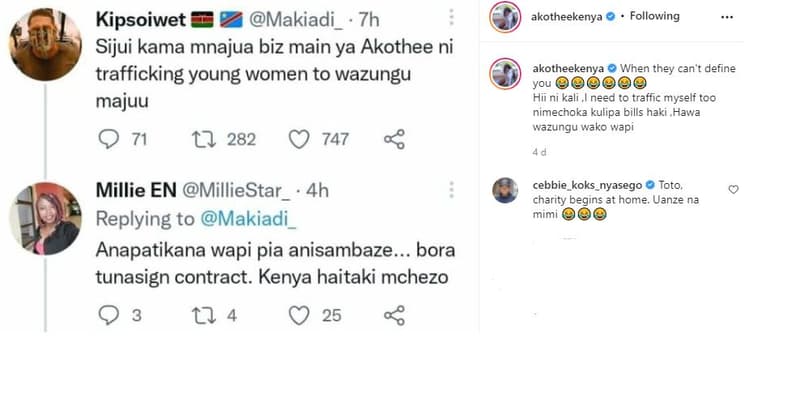 Kipsoiwet makiadi 7h sijui kama mnajua biz main ya akothee ni trafficking young