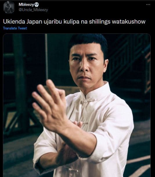 Mbleezy uncle_mbleezy ukienda japan ujaribu kulipa na shillings watakushow trans