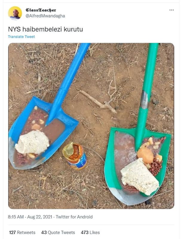 Classteacher alfredmwandagha nys haibembelezi kurutu translate tweet 8.15 am . a