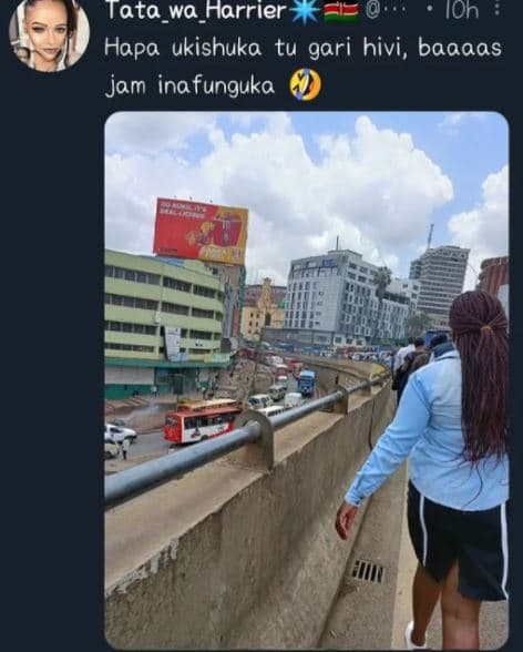 Tata_wa_harrier ioh hapa ukishuka tu gari hivi, baaaas jam inafunguka