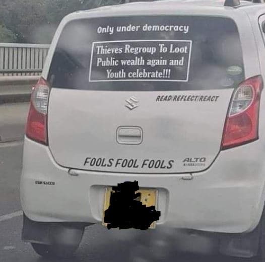 Nly under democracy thieves regroup to loot public wealth again and youth celebr