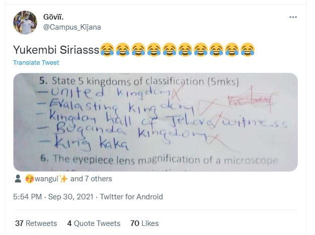 Gövii . campus_kijana yukembi siriassse eeeeee06 translate tweet state 5 kingdom