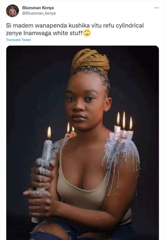 Bluesman kenya bluesman_kenya si madem wanapenda kushika vitu refu cylindrical z