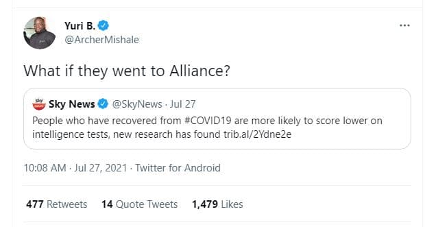 Yuri b. archermishale what if they went to alliance? sky news skynews jul 27 peo