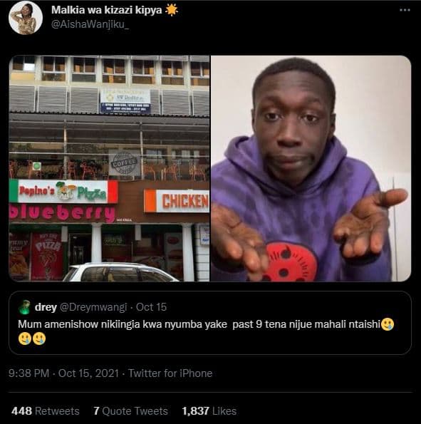 Malkia wa kizazi kipya aishawanjiku_ plno' jeuetil chicken qu7a drey dreymwangi