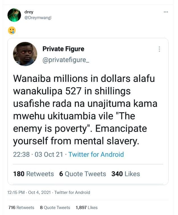 Drey dreymwangi private figure privatefigure wanaiba millions in dollars alafu w