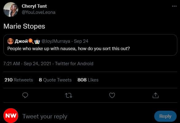 Cheryl tunt youloveleona marie stopes axon joyjmurraya sep 24 people who wake up