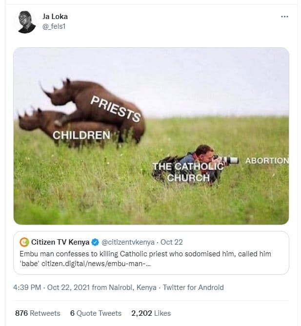 Ja loka felsi priests children abortion he catholice church citizen tv kenya cit