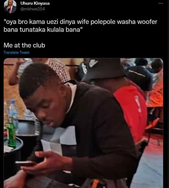 Uhuru kinyasa mkhwe254 oya bro kama uezi dinya wife polepole washa woofer bana t