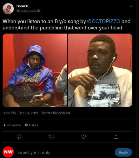 Barack odoro_barack when you listen to an 8 ylo song by octopizzo and understand