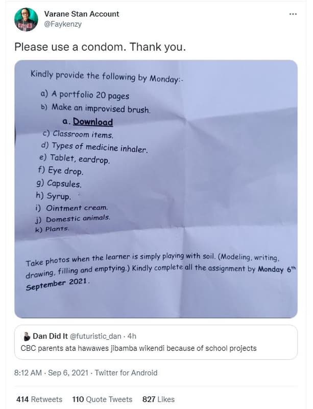 Varane stan account faykenzy please use a condom. thank you. kindly provide the