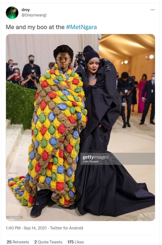 Drey dreymwangi me and my boo at the metngara gettyimages' jonn shearer, 1.40 pm