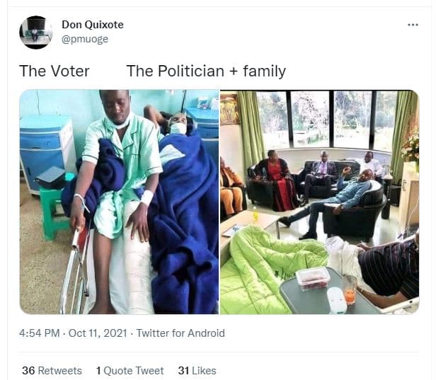 Don quixote pmuoge the voter the politician family 4.54 pm oct 11, twitter for a