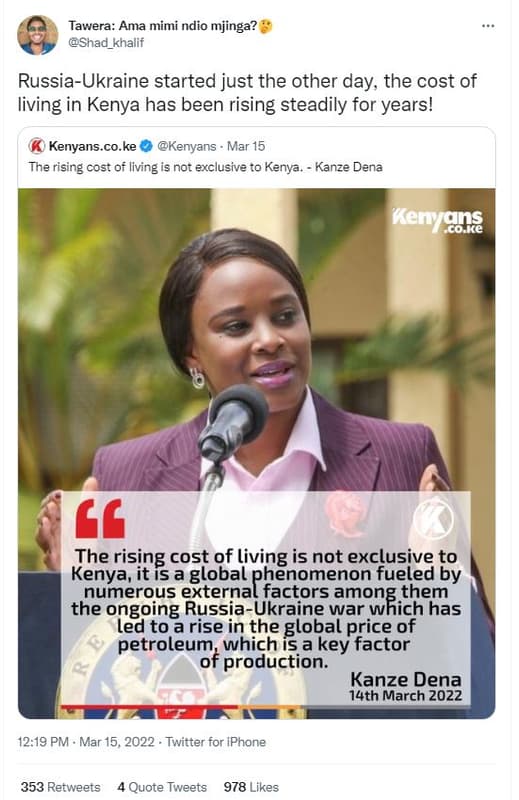 Tawera ama mimi ndio mjinga? shad_khalif russiaukraine started just the other da