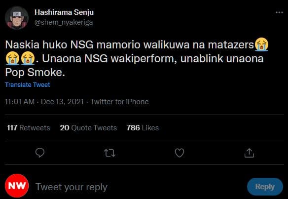 Hashirama senju shem_nyakeriga naskia huko nsg mamorio walikuwa na matazers unao