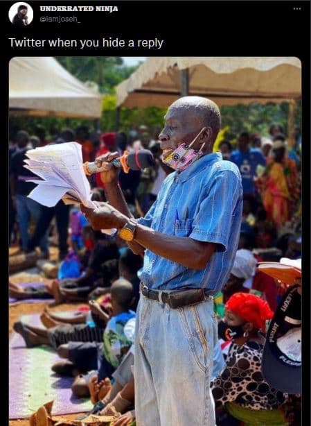 Underrated minja iamjoseh twitter when you hide a reply