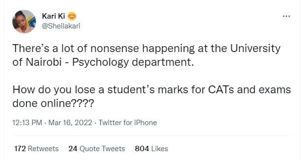 Kari ki sheilakari there's a lot of nonsense happening at the university of nair