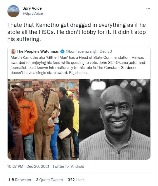 Spry voice spryvoice hate that kamotho get dragged in everything as if he stole