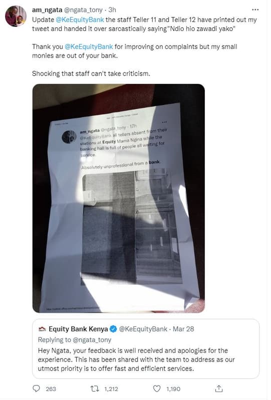 Am_ngata ngata_tony update keequitybank the staff teller 11 and teller 12 have p