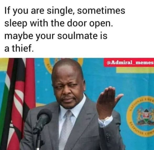 If you are single sometimes sleep with the door open. maybe your soulmate is a t