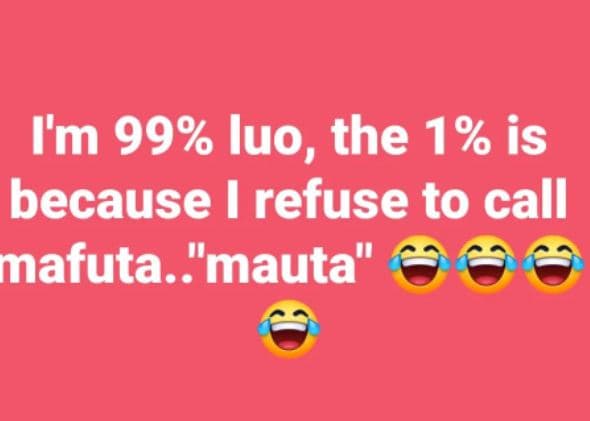 Im 99 luo, the 1 is because refuse to call nafuta.mauta