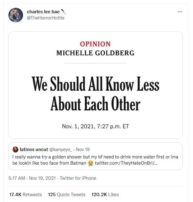 Charles lee bae thehorrorhottie opinion michelle goldberg we should all know les