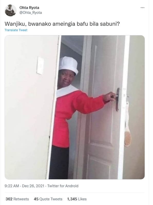 Ohta ryota ohta_ryota wanjiku, bwanako ameingia bafu bila sabuni? translate twee