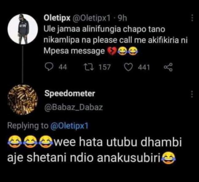 Oletipx oletipxı 9h ule jamaa alinifungia chapo tano nikamlipa na please call me