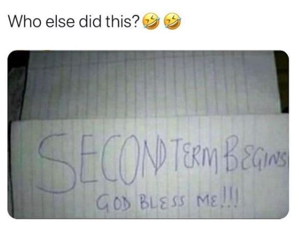 Who else did this? secon tisny bzns go bless me