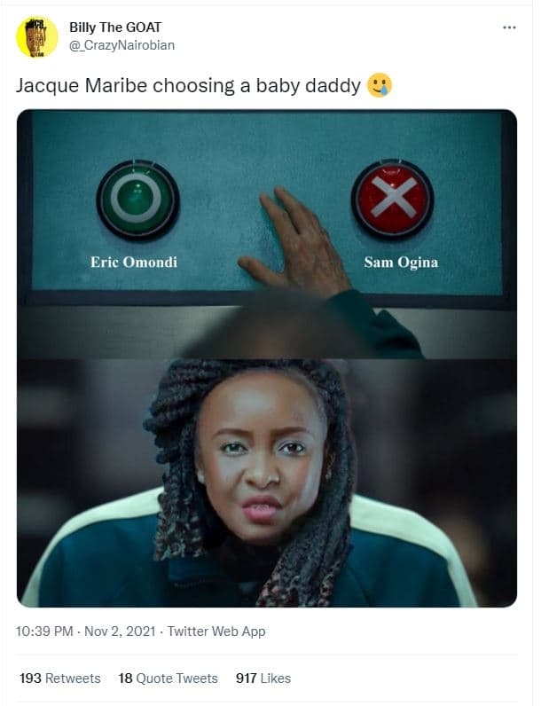 Billy the goat crazynairobian jacque maribe choosing a baby daddy eric omondi sa