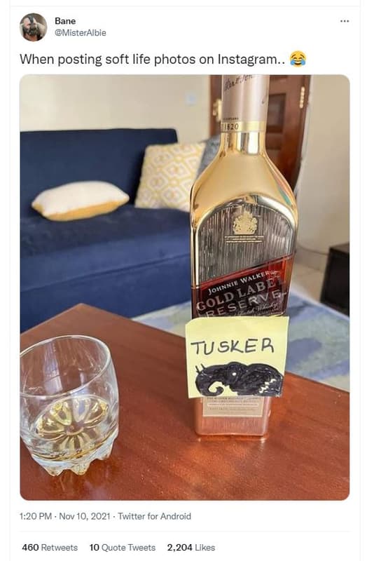 Bane misteralbie when posting soft life photos on instagram tuskeb 1.20 pm nov 1