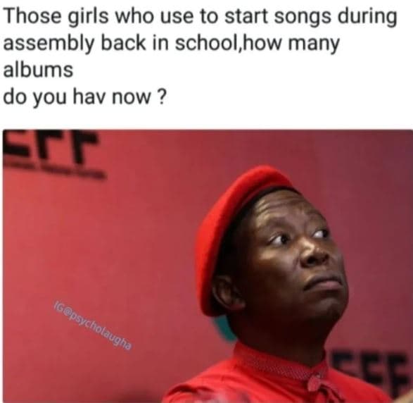 Those girls who use to start songs during assembly back in school,how many album