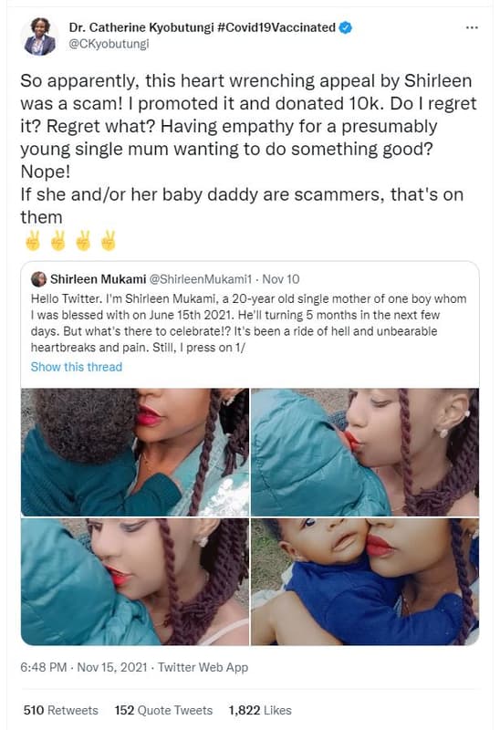 Dr. catherine kyobutungi covidi9vaccinated ckyobutungi so apparently this heart