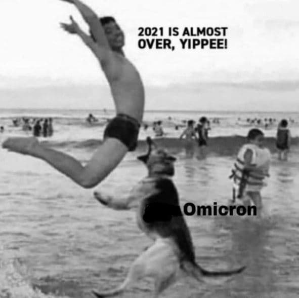 Is almost over, yippeei omicron