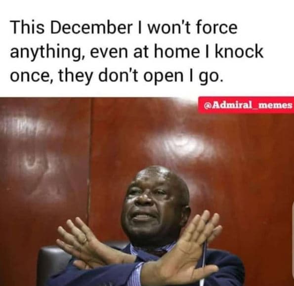 This december won't force anything, even at home knock once, they don't open g0.