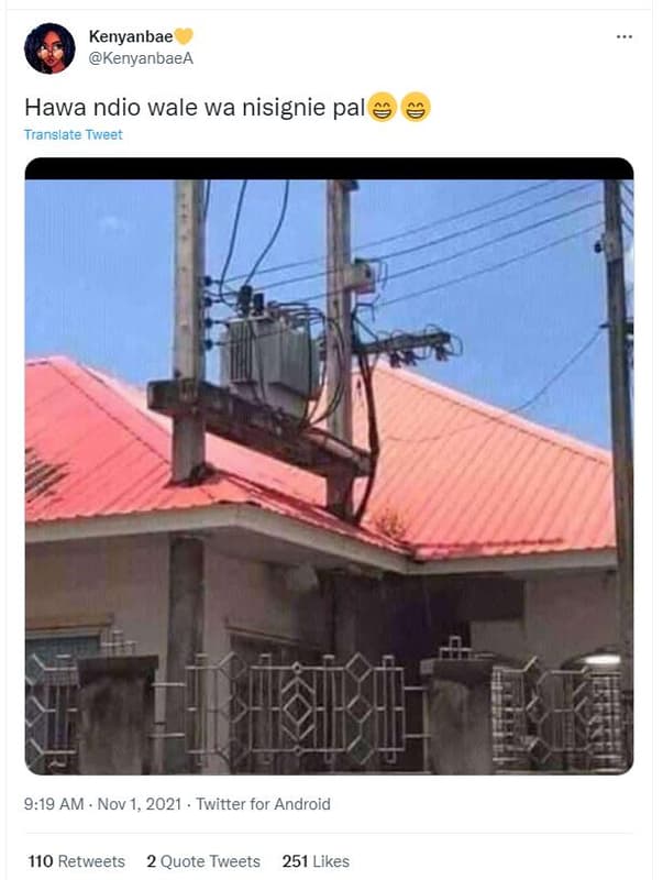 Kenyanbae kenyanbaea hawa ndio wale wa nisignie pal translate tweet 9.19 am . no