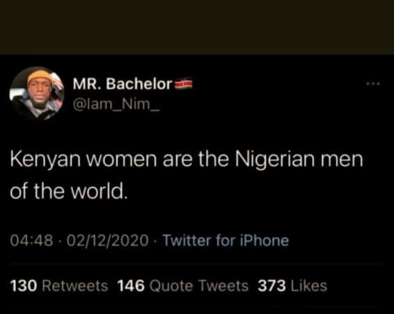 Mr. bachelor lam_nim _ kenyan women are the nigerian men of the world. 04.48 021