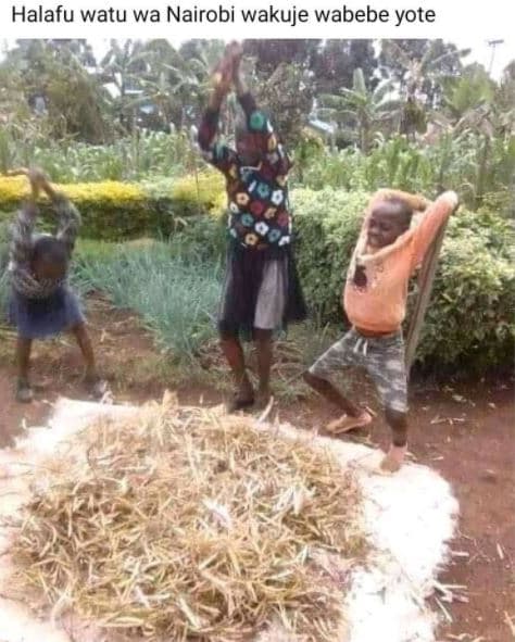 Halafu watu wa nairobi wakuje wabebe yote