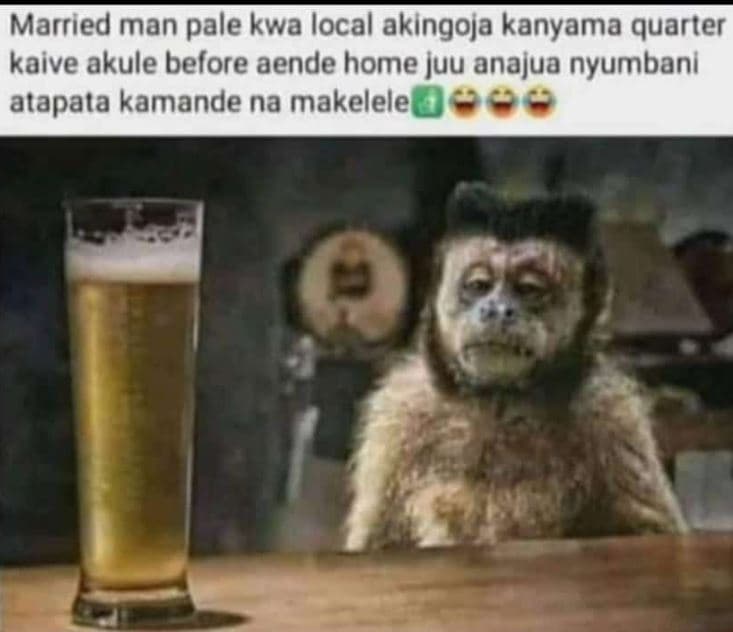 Married man pale kwa local akingoja kanyama quarter kaive akule before aende hom