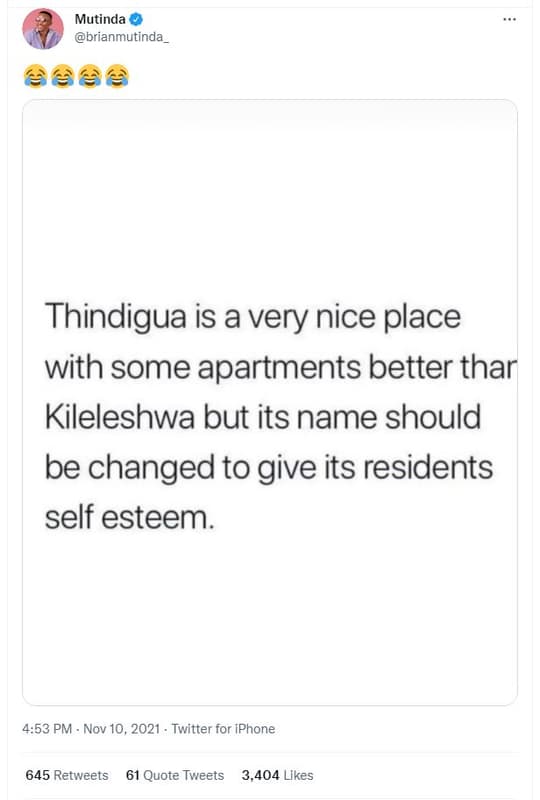 Mutinda brianmutinda_ thindigua is a very nice place with some apartments better