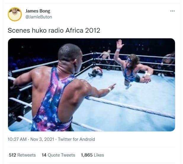 James bong jamiebuton scenes huko radio africa 10.27 am nov 3, twitter for andro