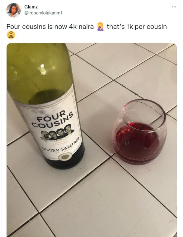 Glamz irebamiolakanm1 four cousins is now 4k naira that's ik per cousin corgins