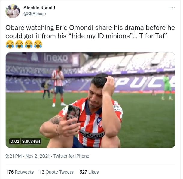 Aleckie ronald siralexas obare watching eric omondi share his drama before he co