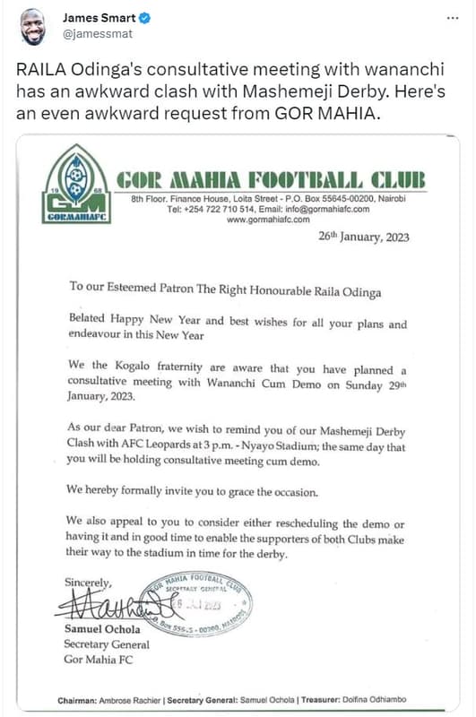 James smart jamessmat raila odinga's consultative meeting with wananchi has an a