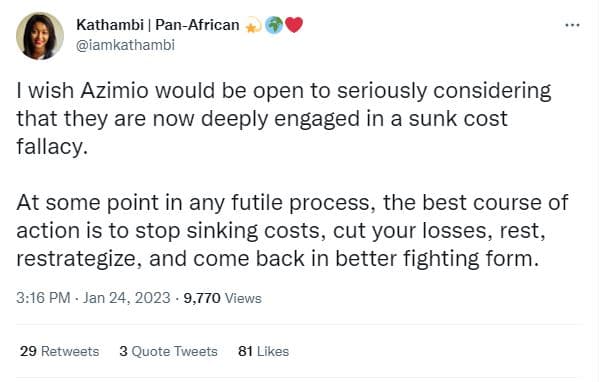 Kathambi panafrican iamkathambi wish azimio would be open to seriously consideri