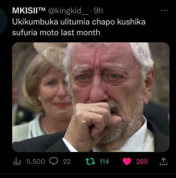 Mkisiitm kingkid 9h ukikumbuka ulitumia chapo kushika sufuria moto last month il