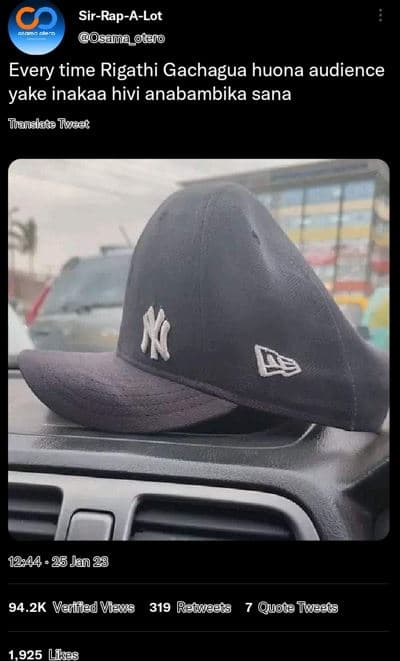 Sirrapalot osame_0iego every time rigathi gachagua huona audience yake inakaa hi