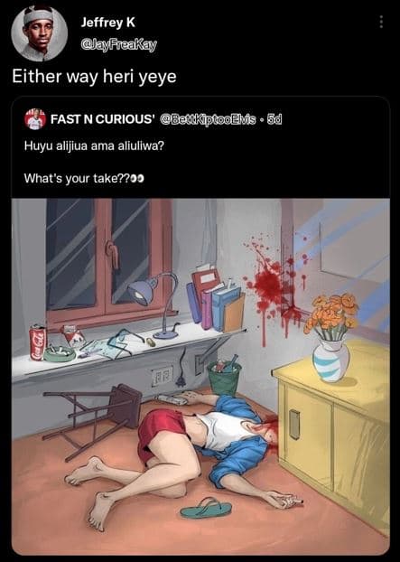 Jeffrey k jafraakay either way heri yeye fast n curious' benklpsooemis 84 huyu a